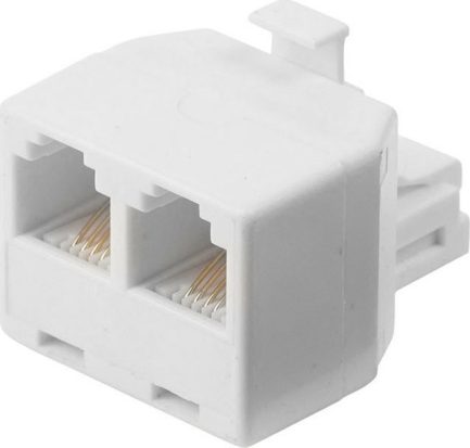 NEDIS Ταφ RJ11 6x4,1 αρσ.-2 θηλ TCGP90995WT