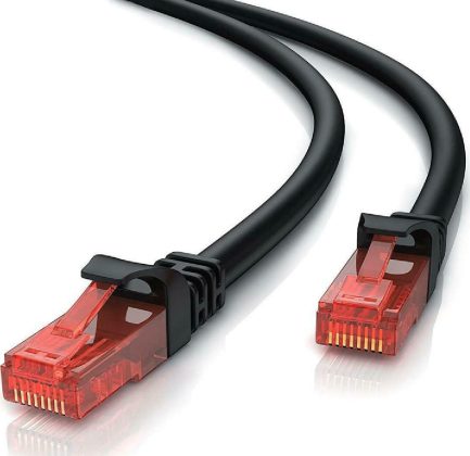 Powertech U/UTP Cat.6 Καλώδιο Δικτύου Ethernet 10m Μαύρο 1τμχ (CAB-N234)