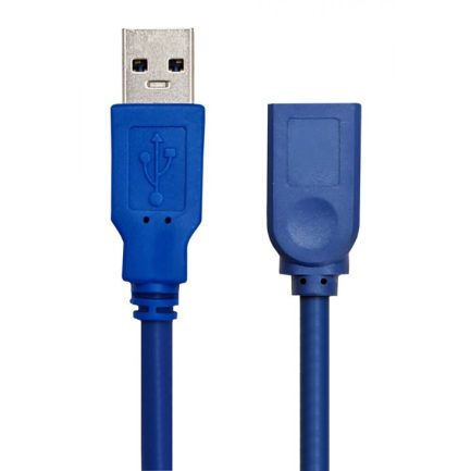 Powertech USB 3.0 Cable USB-A male - USB-A female Μπλε 3m (CAB-U153)