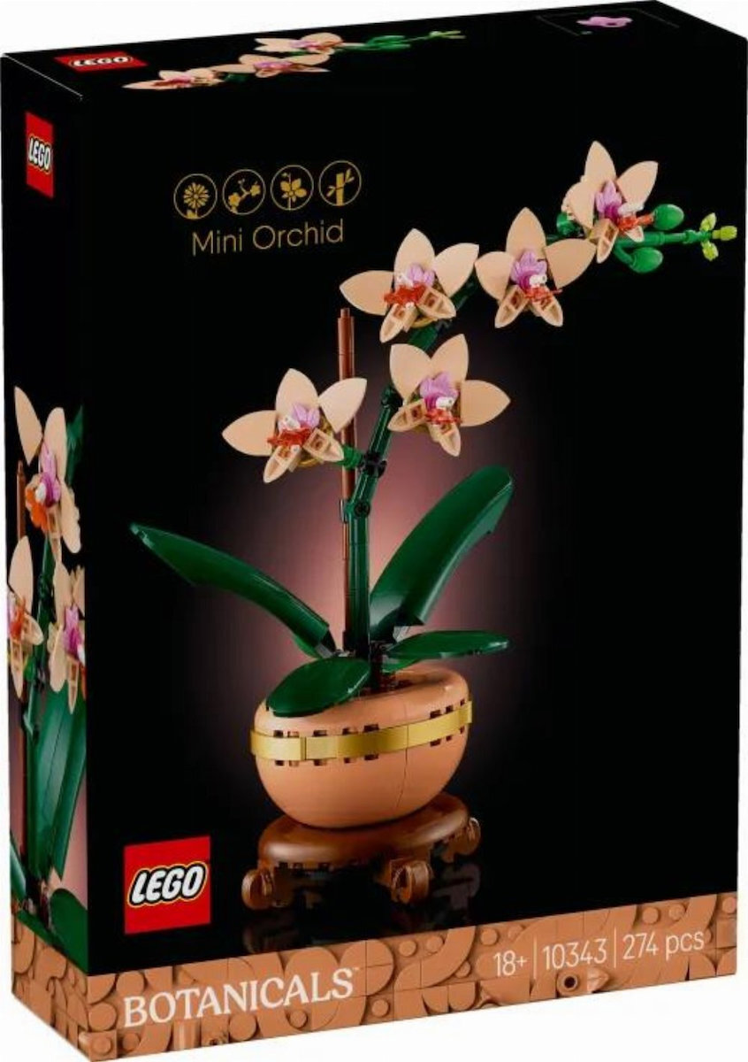 LEGO®Botanical Collection Mini Orchid για 18+ Ετών 274τμχ (10343)