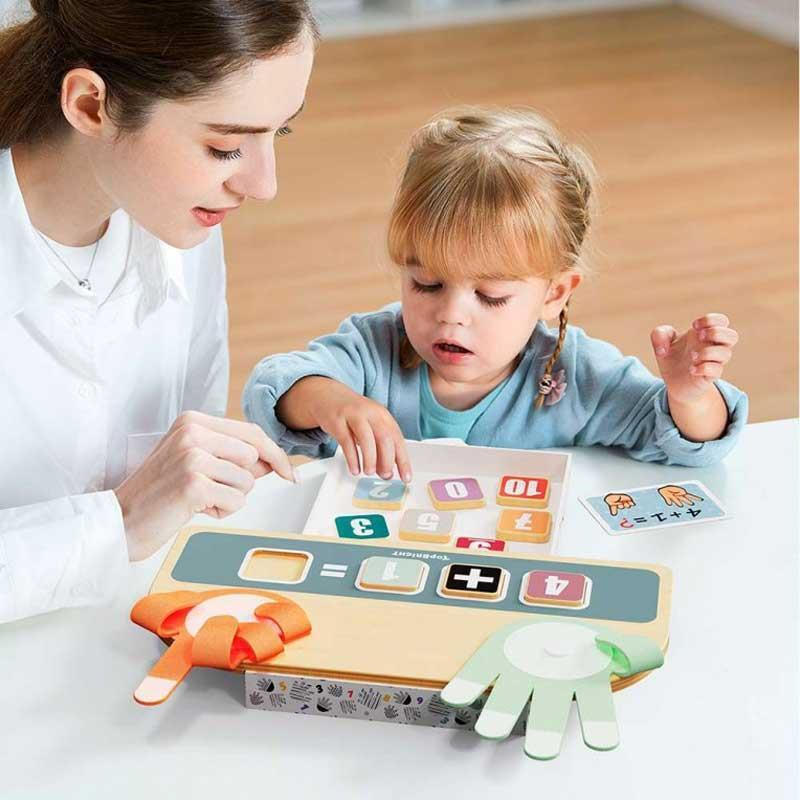 Top Bright Finger Math Montessori Εκπαιδευτικό Παιχνίδι Γνώσεων (121121) - Image 2