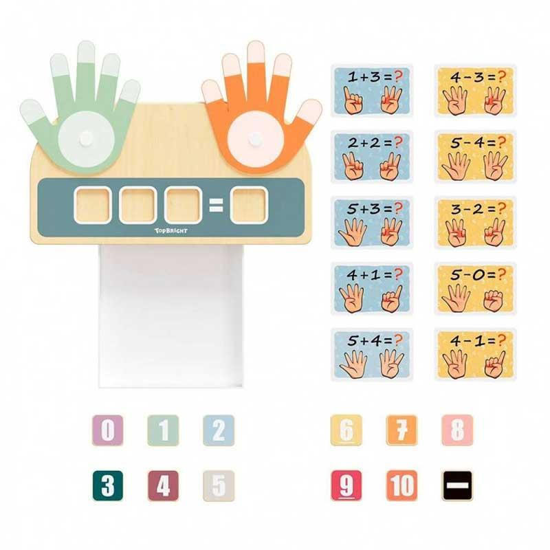 Top Bright Finger Math Montessori Εκπαιδευτικό Παιχνίδι Γνώσεων (121121) - Image 3