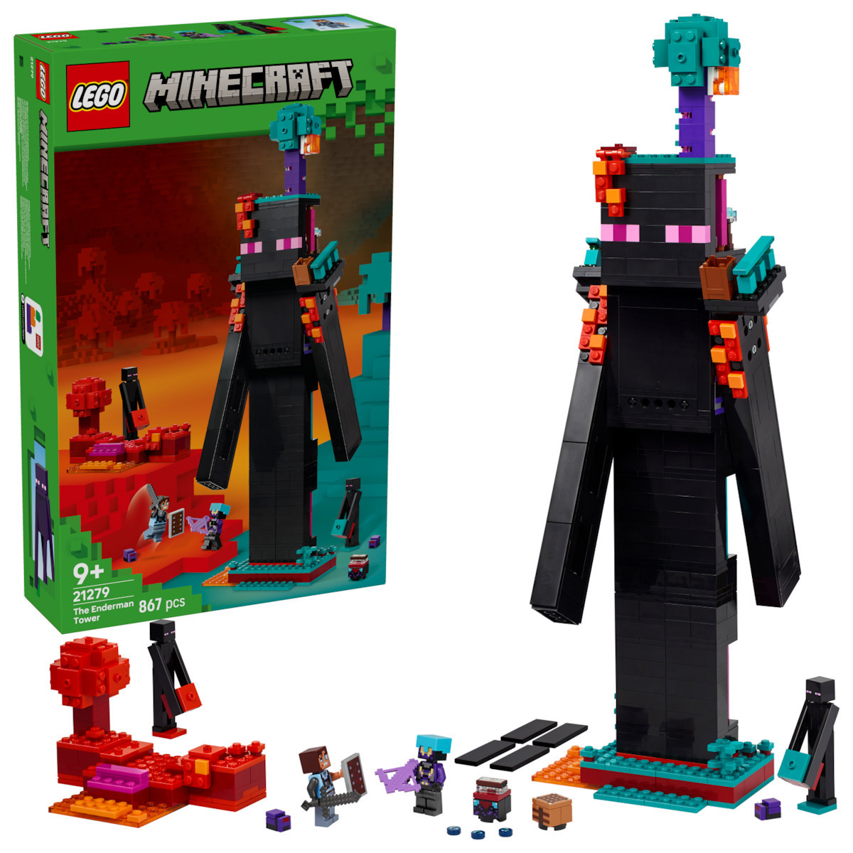 LEGO®Minecraft The Enderman Tower για 9+ Ετών 867τμχ (21279)