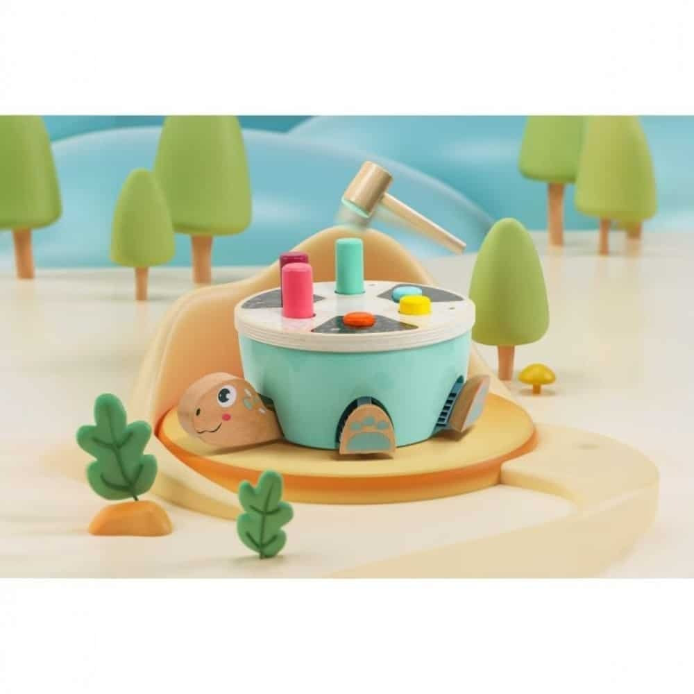 Top Bright Ξύλινο Εκπαιδευτικό Παιχνίδι Χελώνα με Σφυρί (18+ μηνών) (121097) - Image 4