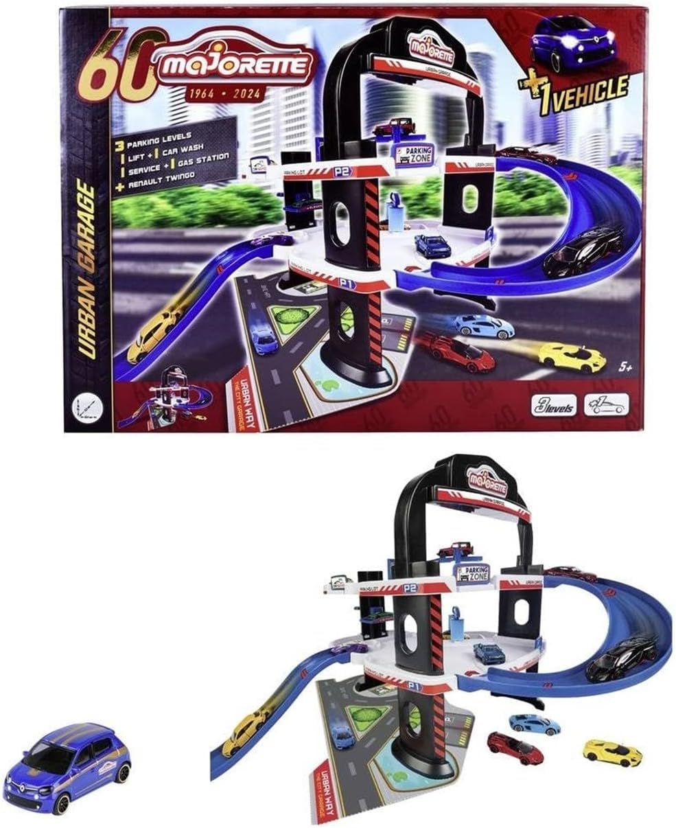 Majorette Πίστα Urban 60th Anniversary 3 Levels & 1 Αυτοκίνητο για 3+ Ετών (212059982)