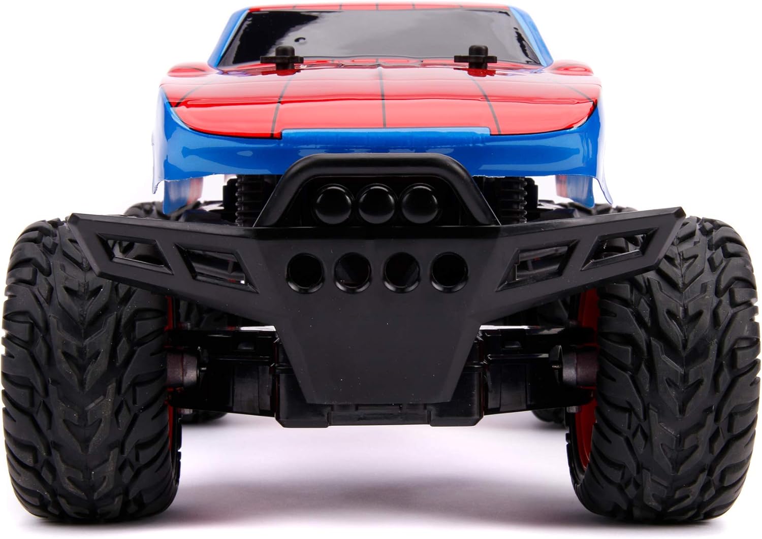 Jada Toys Marvel Spiderman Daytona 1969 Dodge Charger Daytona , 4x4, Turbo Function, 2-Channel Wireless Remote, USB 1:12 (253229000) - Image 5