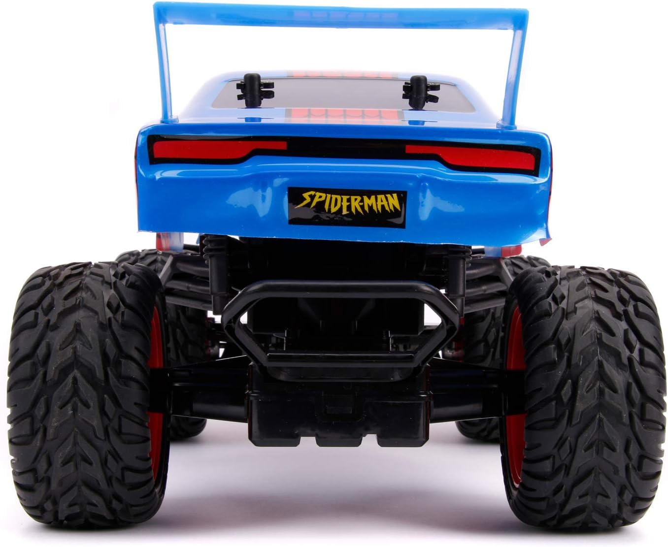 Jada Toys Marvel Spiderman Daytona 1969 Dodge Charger Daytona , 4x4, Turbo Function, 2-Channel Wireless Remote, USB 1:12 (253229000) - Image 7