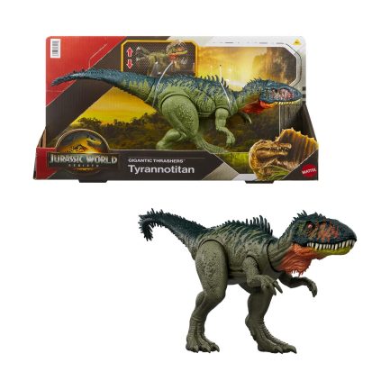 Mattel Jurassic World Rebirth: Gigantic Thrashers - Tyrannotitan (JCL75)