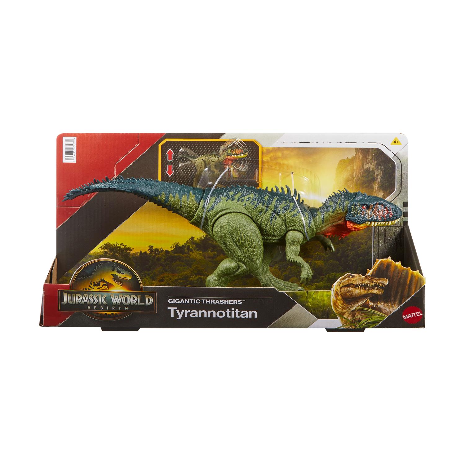 Mattel Jurassic World Rebirth: Gigantic Thrashers - Tyrannotitan (JCL75) - Image 6