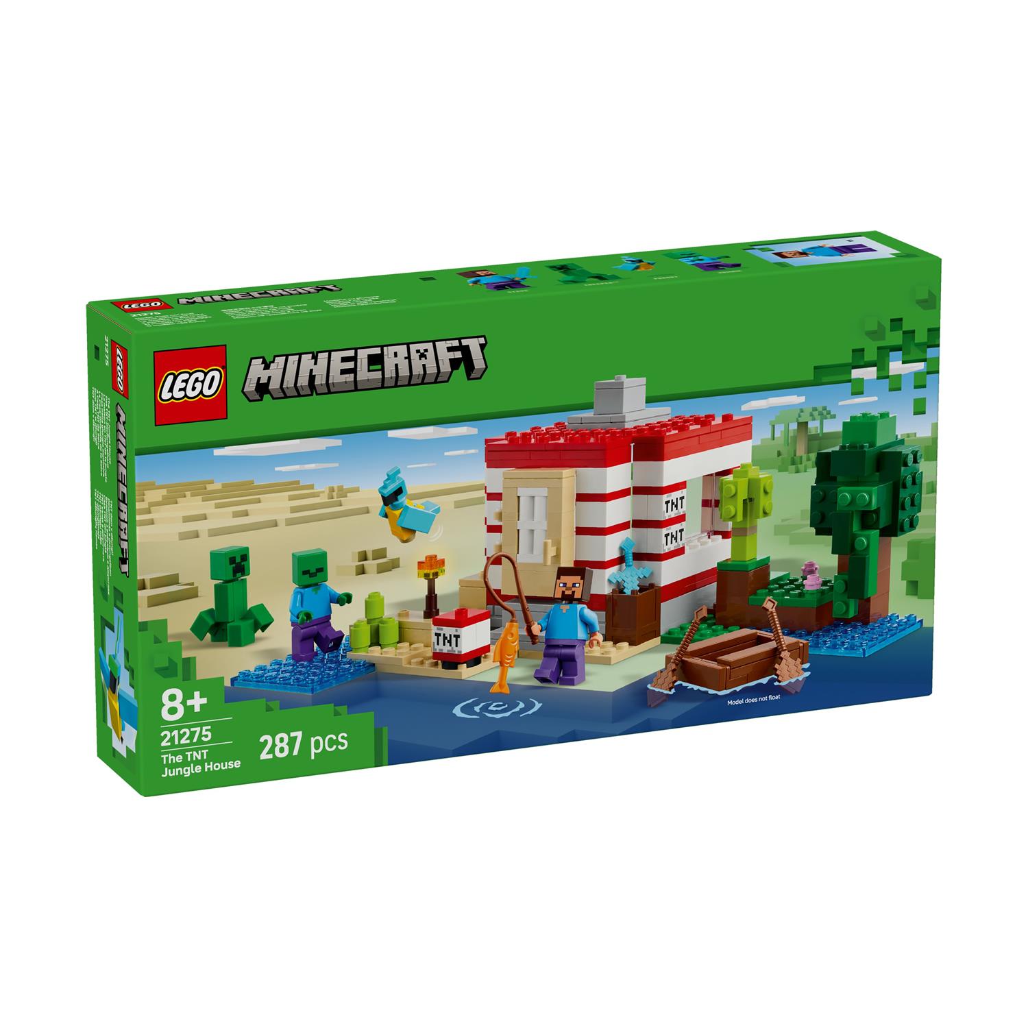LEGO® Minecraft®: The TNT Jungle House (21275) - Image 5