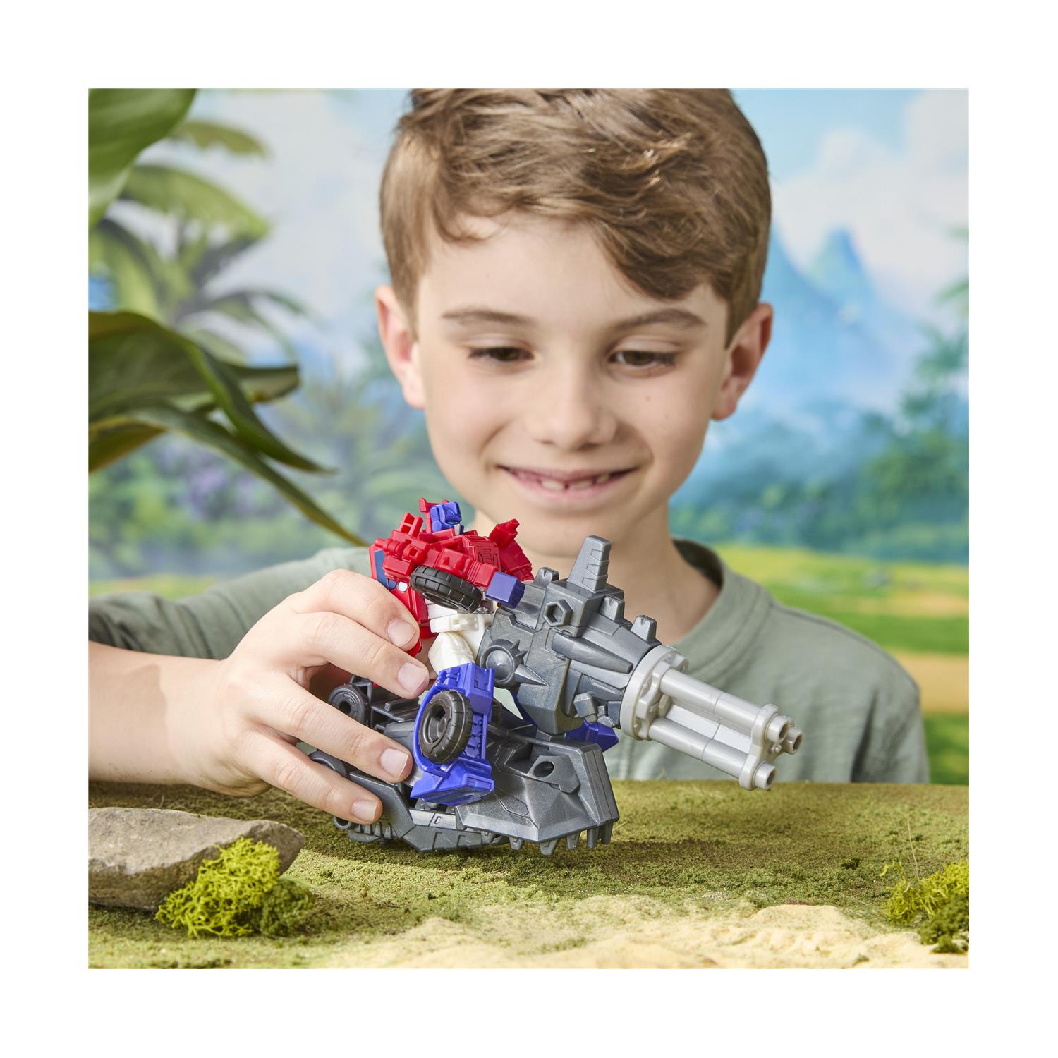 Hasbro Transformers Changes to Dino: Cyberworld - Chomp & Battle Grimlock Action Figure (G0748) - Image 7