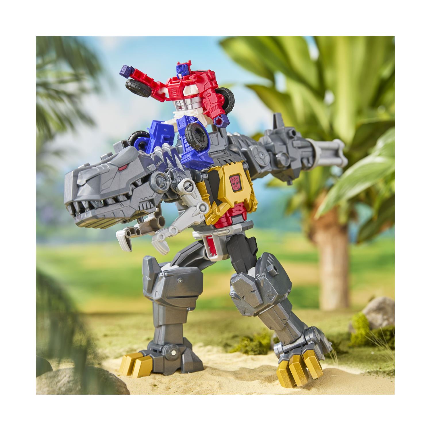 Hasbro Transformers Changes to Dino: Cyberworld - Chomp & Battle Grimlock Action Figure (G0748) - Image 10