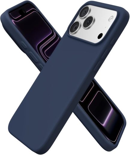 iPhone 17 Pro 6.3 Inch , Soft Touch Back Cover Σιλικόνης (oem) (Blue)