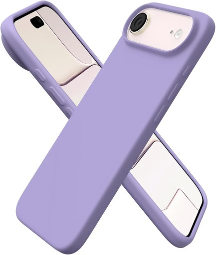iPhone 17 Air 6.5-Inch , Soft Touch Back Cover Σιλικόνης (oem) (Purple)
