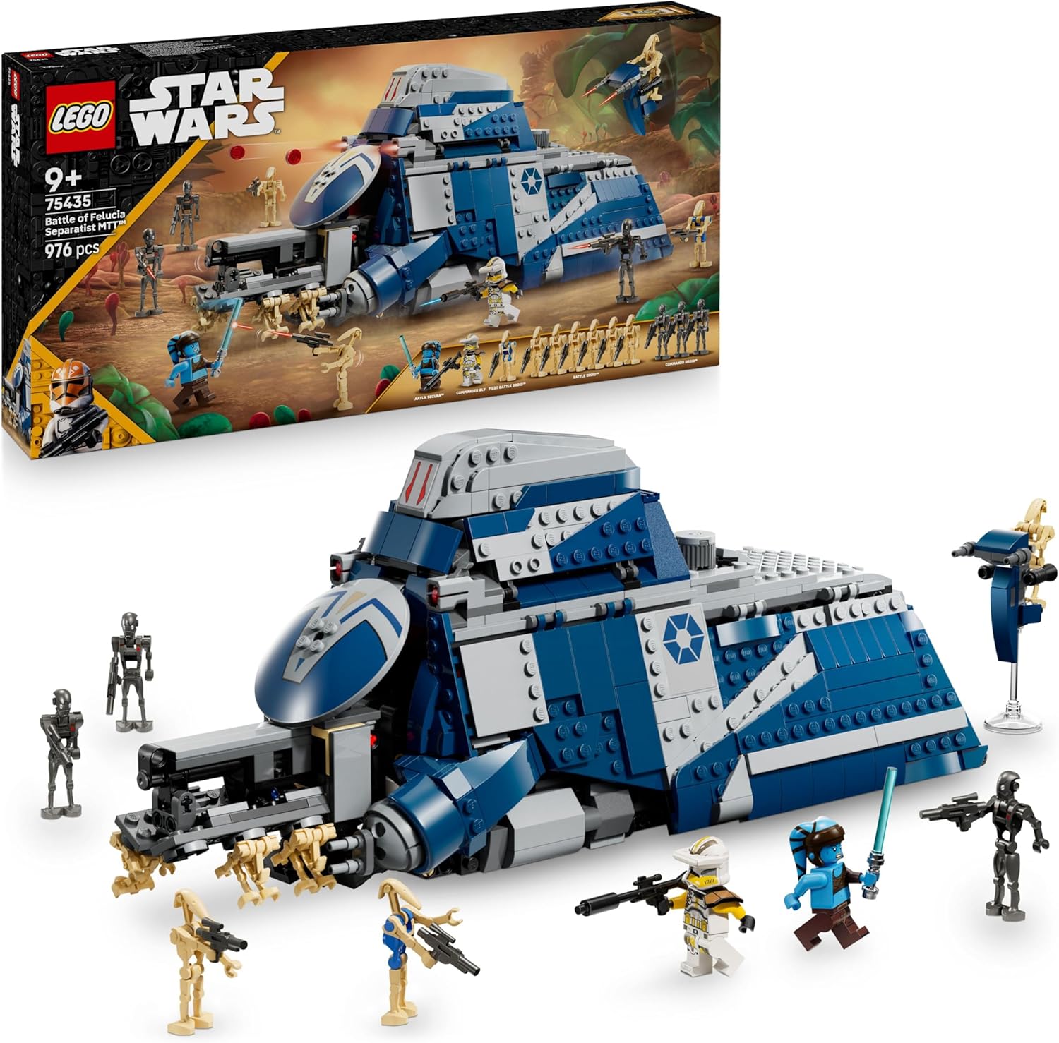 Lego Star Wars Battle of Felucia Separatist MTT για 9+ Ετών 976τμχ (75435)