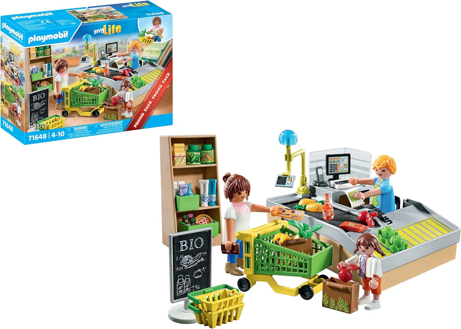 Playmobil MyLife Ταμείο Βιολογικού Καταστήματος για 4-10 ετών (71648) - Image 2