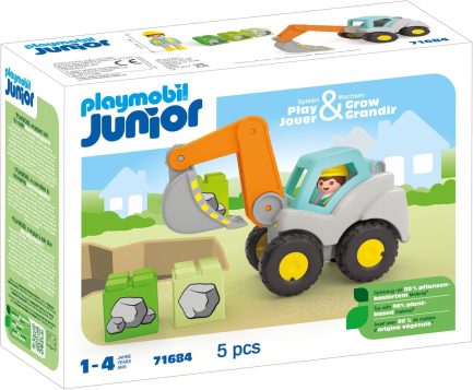 Playmobil Junior Φορτωτής Εκσκαφέας για 1-4 ετών (71684)