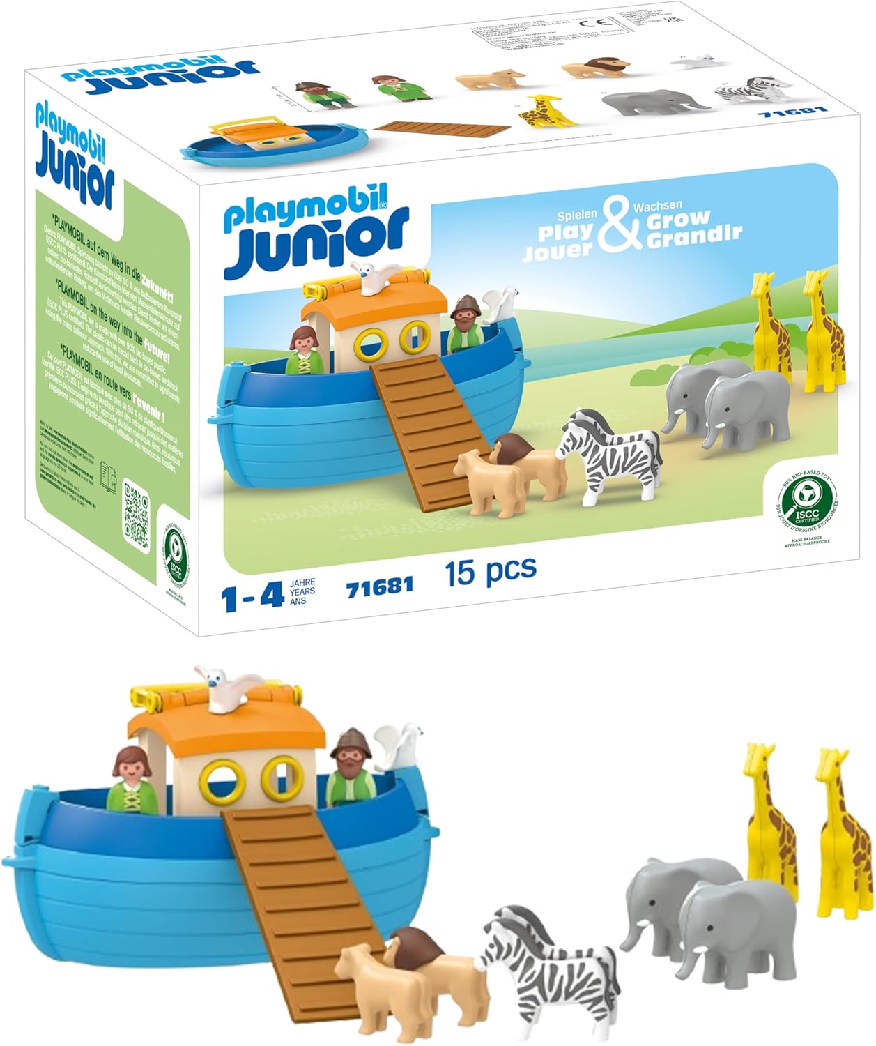 Playmobil Junior Η Κιβωτός Του Νώε για 1-4 ετών (71681) - Image 2