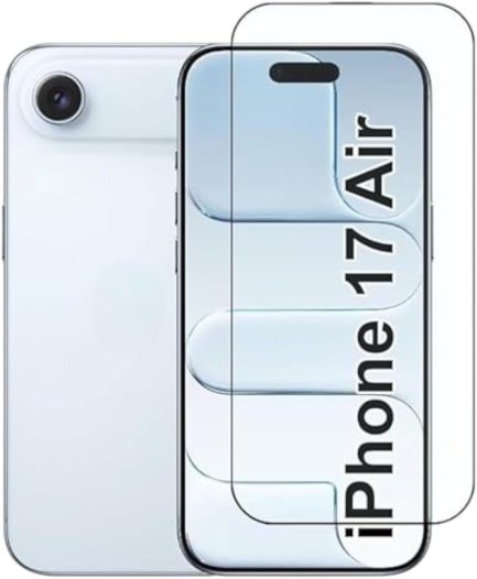 Tempered Glass Screen Protector for iPhone Air 6.5 Inch 2025 (1τεμ.)(Με πλήρη εφαρμογή σε όλα τα σημεία και όχι μόνο στις άκρες.) oem