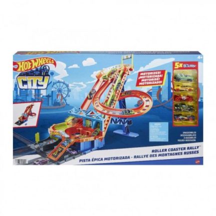 Mattel Hot Wheels: City - Roller Coaster Rally Playset (HJV69)
