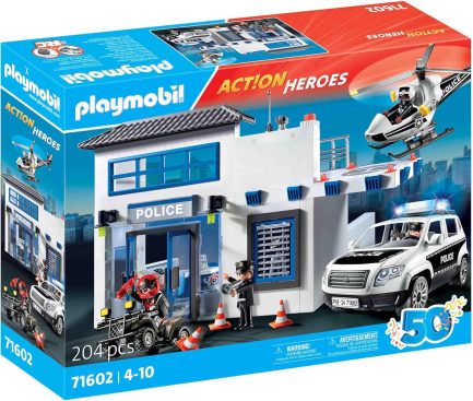 Playmobil Action Heroes Τμήμα Περιπολικό Ελικόπτερο για 4-10 ετών ( 71602 )