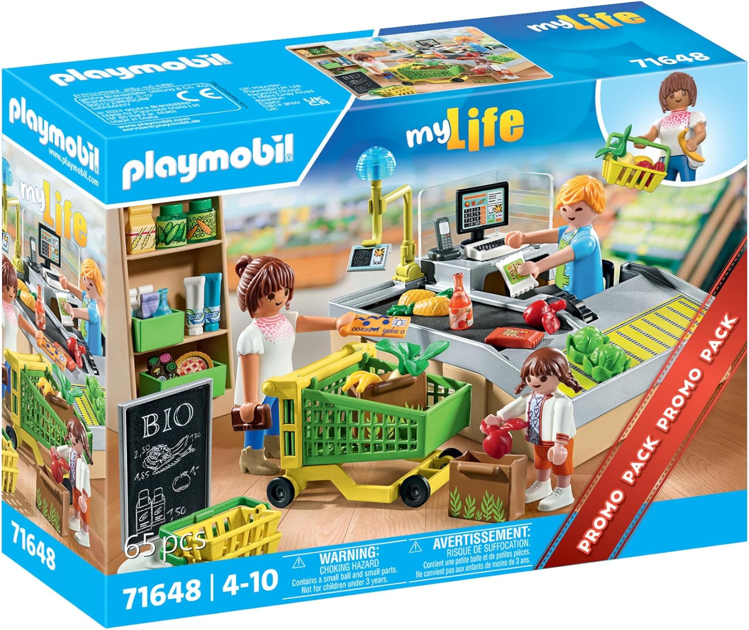 Playmobil MyLife Ταμείο Βιολογικού Καταστήματος για 4-10 ετών (71648) - Image 3