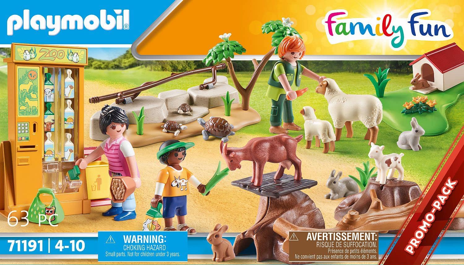 Playmobil Family Fun Ζωολογικός Κήπος με Ήμερα Ζωάκια για 4-10 ετών (71191) - Image 3