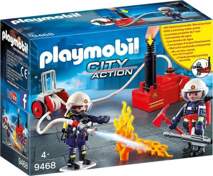 Playmobil City Action Πυροσβέστες με Αντλία Νερού για 4 ετών (9468)