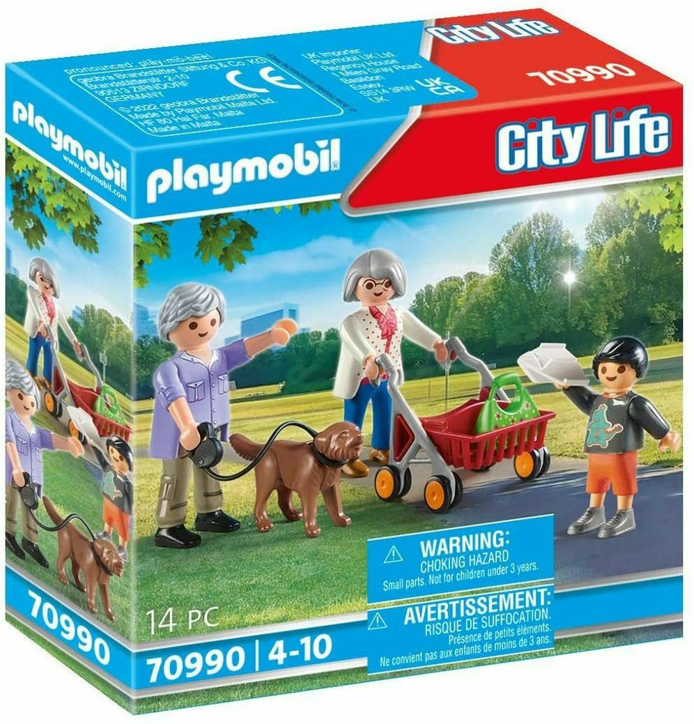Playmobil City Life Παππούς και Γιαγιά με Εγγονάκι για 4-10 ετών (70990)