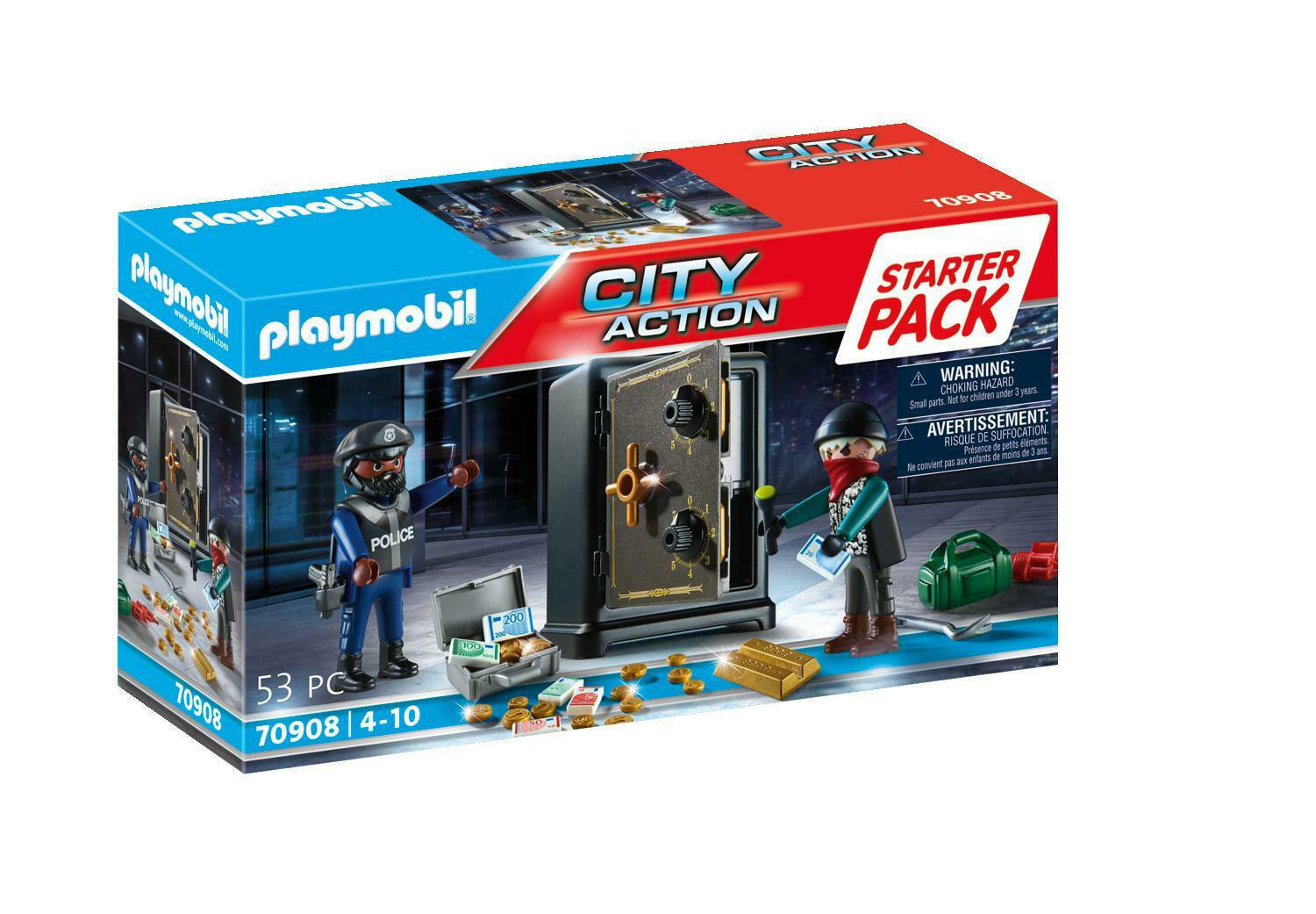 Playmobil City Action Σύλληψη Διαρρήκτη Χρηματοκιβωτίου για 4-10 ετών (70908) - Image 5