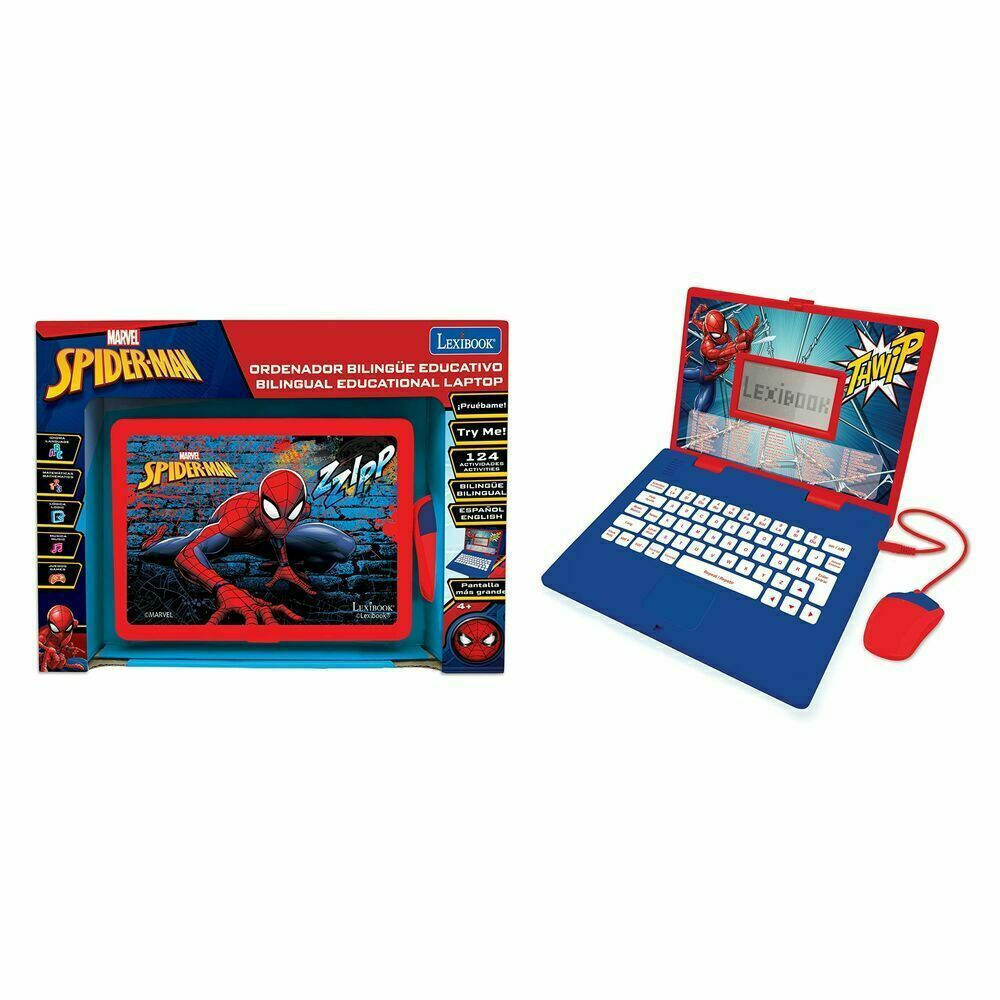 Lexibook Ηλεκτρονικό Παιδικό Εκπαιδευτικό Laptop/Tablet Spiderman για 4+ Ετών (JC598SPi8) - Image 3