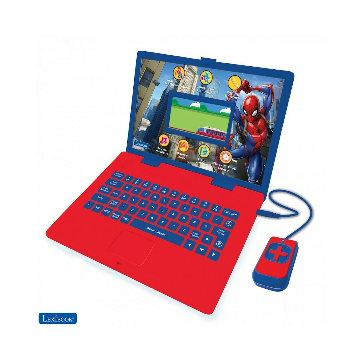 Lexibook Ηλεκτρονικό Παιδικό Εκπαιδευτικό Laptop/Tablet Spiderman για 4+ Ετών (JC598SPi8) - Image 4