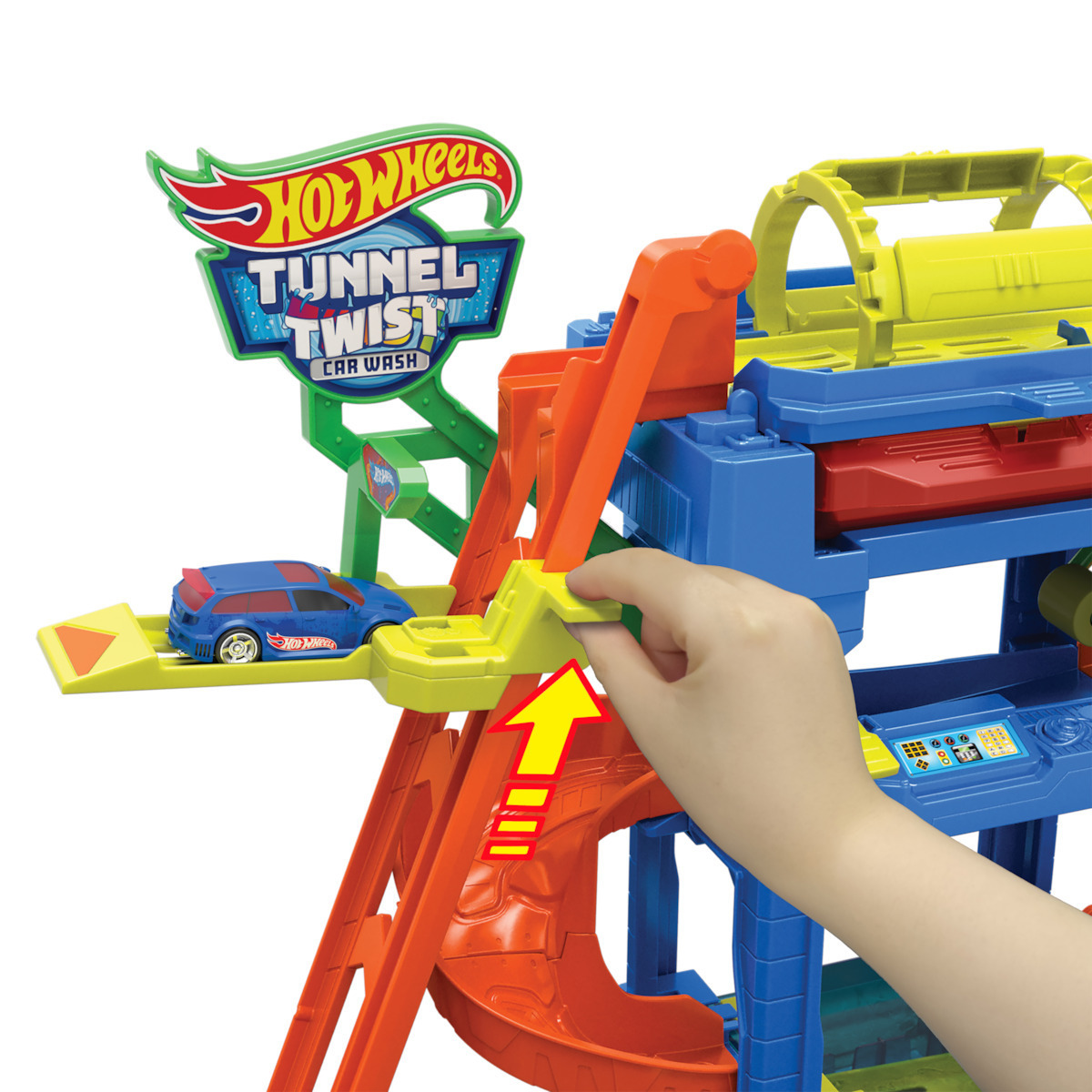 Hot Wheels Color Shifters Πίστα Tunnel Twist Car Wash Playset για 3+ Ετών (HTN80) - Image 4