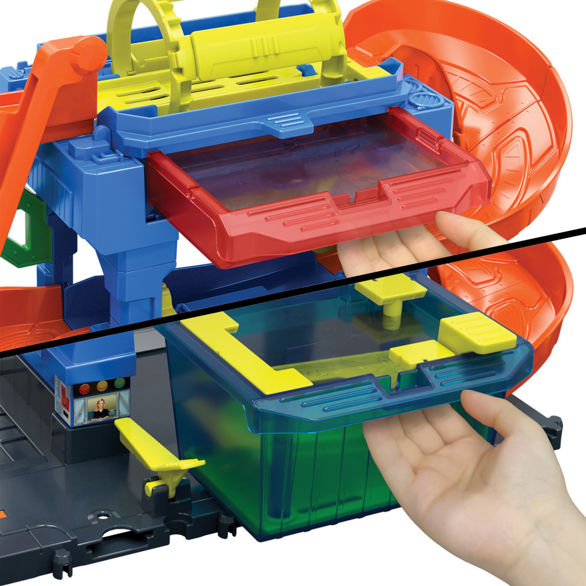 Hot Wheels Color Shifters Πίστα Tunnel Twist Car Wash Playset για 3+ Ετών (HTN80) - Image 5