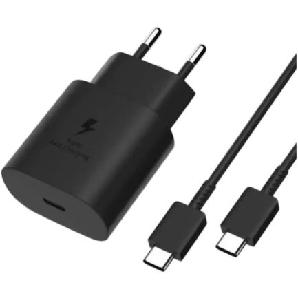 QIHANG Φορτιστής με Θύρα USB-C και Καλώδιο USB-C - USB-C 25W Μαύρος (Z80-A)