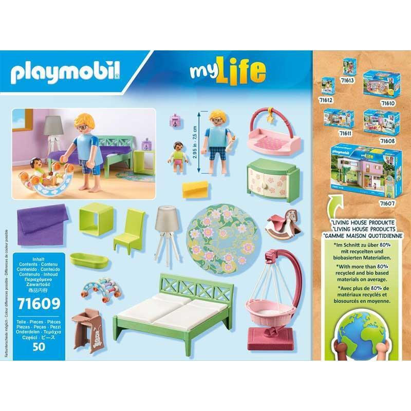 Playmobil MyLife Υπνοδωμάτιο Με Κούνια για 4-10 ετών (71609) - Image 3