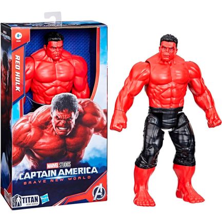 Hasbro Captain America: Brave New World - Titan Heroes Red Hulk Villain Figure 30cm (F9299)