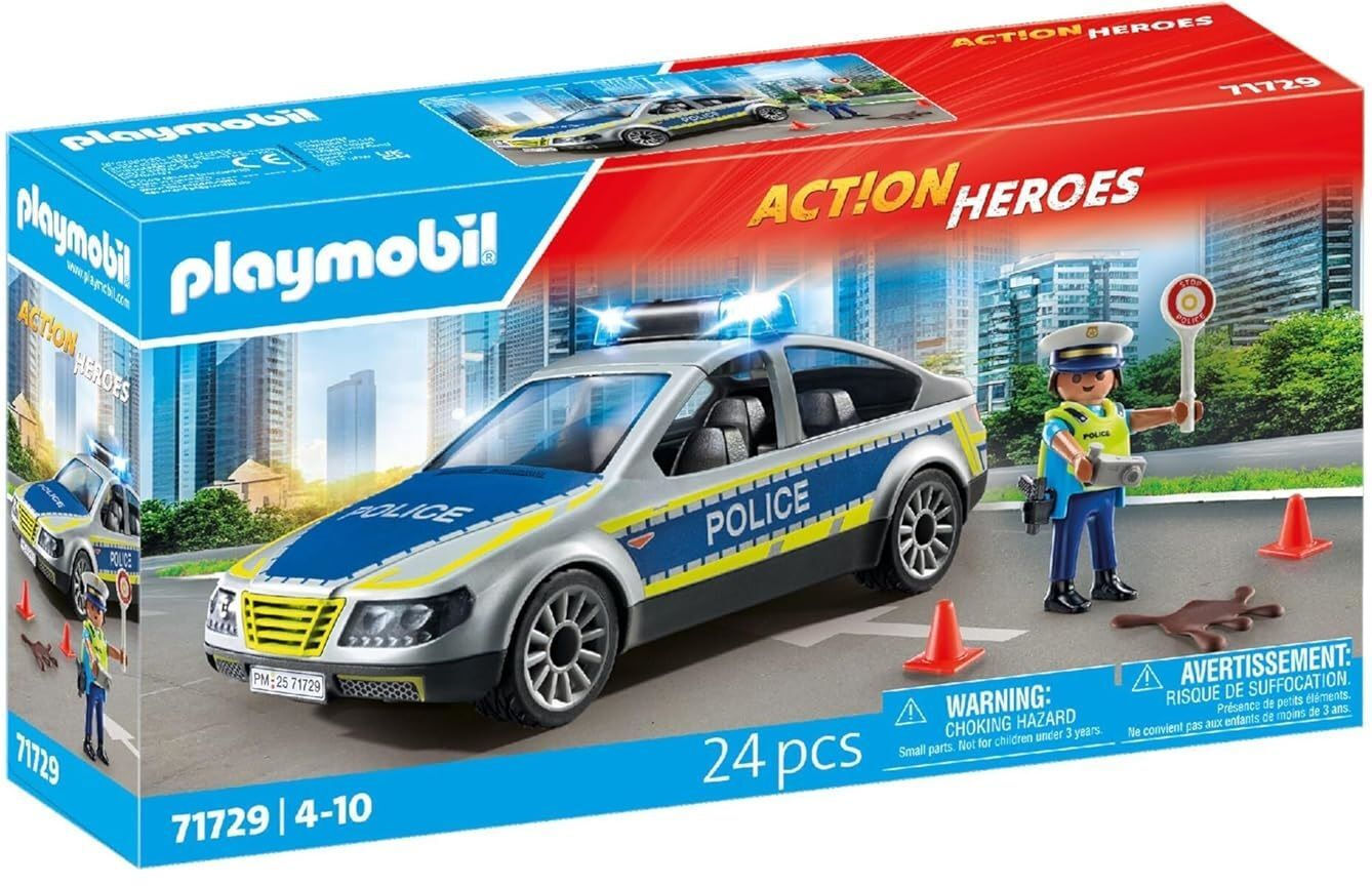 Playmobil Action Heroes Περιπολικό Όχημα Αστυνομίας για 4-10 ετών (71729)