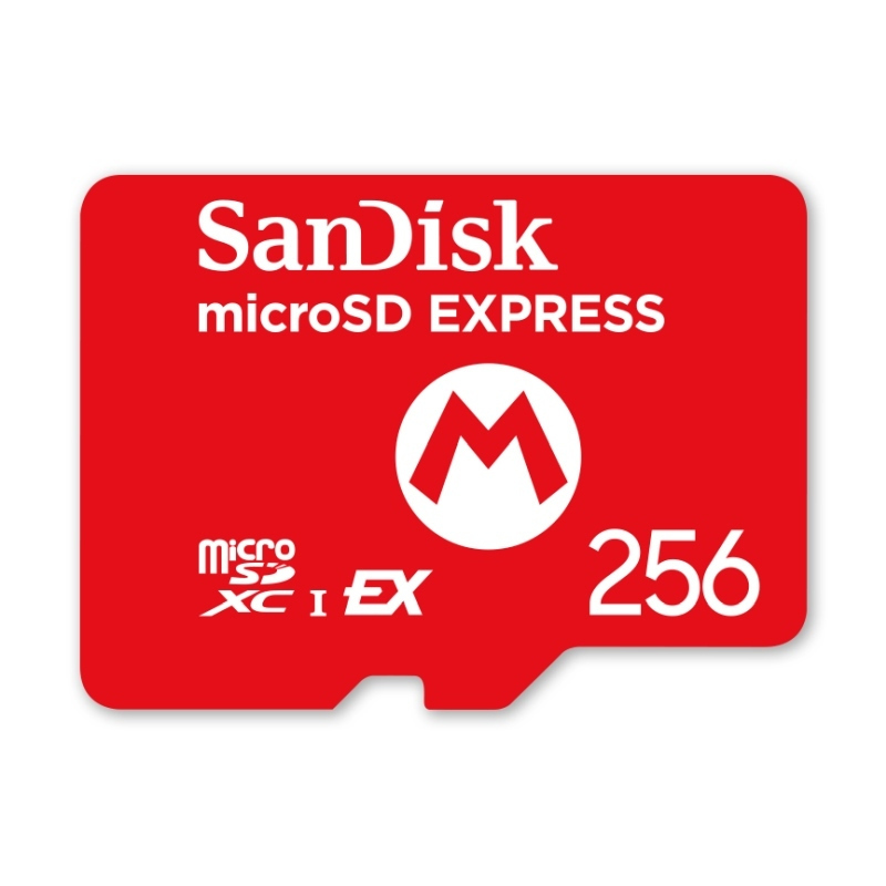 Sandisk Nintendo Switch 2 Mario Logo microSDXC 256GB - Image 2