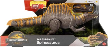 Mattel Jurassic World Rebirth - Σπινόσαυρος Με Διπλή Λειτουργία Επίθεσης Και Ήχους (JGB56)