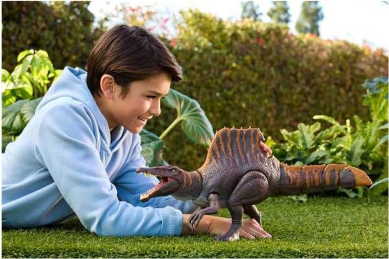 Mattel Jurassic World Rebirth - Σπινόσαυρος Με Διπλή Λειτουργία Επίθεσης Και Ήχους (JGB56) - Image 3