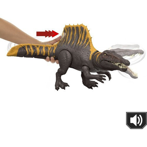 Mattel Jurassic World Rebirth - Σπινόσαυρος Με Διπλή Λειτουργία Επίθεσης Και Ήχους (JGB56) - Image 6