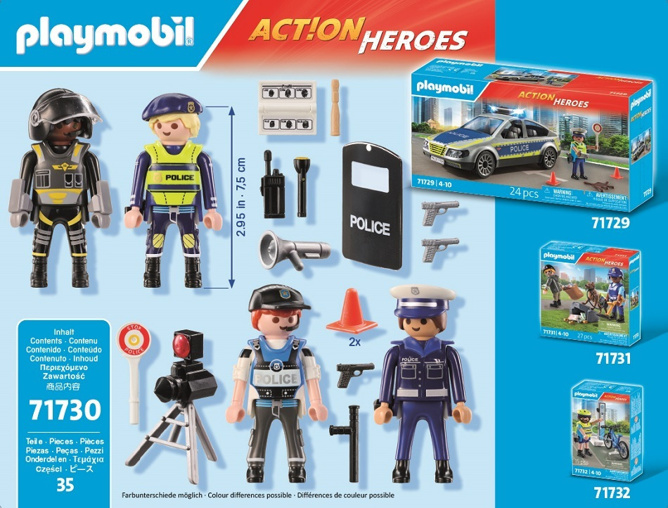 Playmobil Action Heroes Σετ Φιγούρες Αστυνομίας για 4-10 ετών (71730) - Image 4