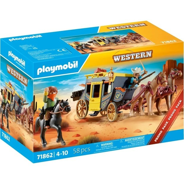Playmobil Western Άμαξα Άγριας Δύσης για 4-10 ετών (71862) - Image 5