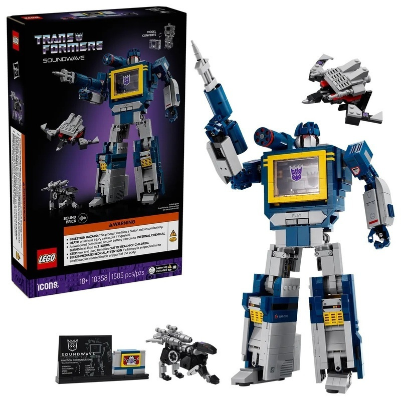LEGO® Icons: Transformers - Soundwave (10358)
