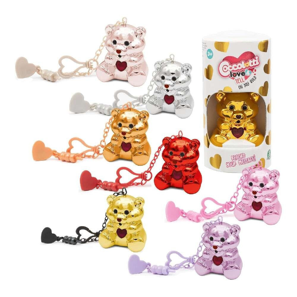 Giochi Preziosi Παιχνίδι Μινιατούρα Coccolotti Καρδουλίνι Oh My Gold Love & Tell Αρκουδάκι 7 χρώματα (ccl45000)