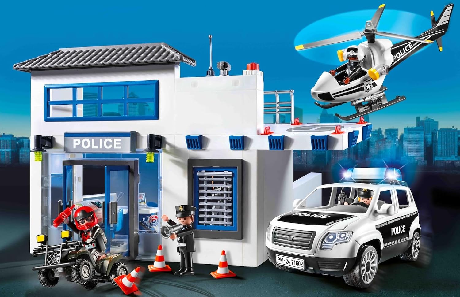 Playmobil Action Heroes Τμήμα Περιπολικό Ελικόπτερο για 4-10 ετών ( 71602 ) - Image 4