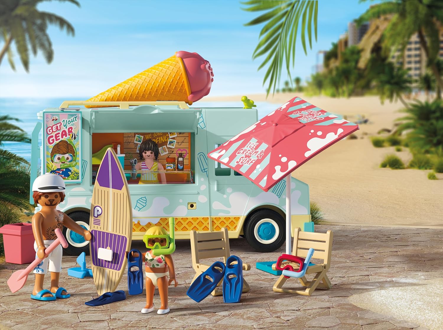 Playmobil MyLife Καντίνα στην Παραλία για 4-10 ετών (71904) - Image 3