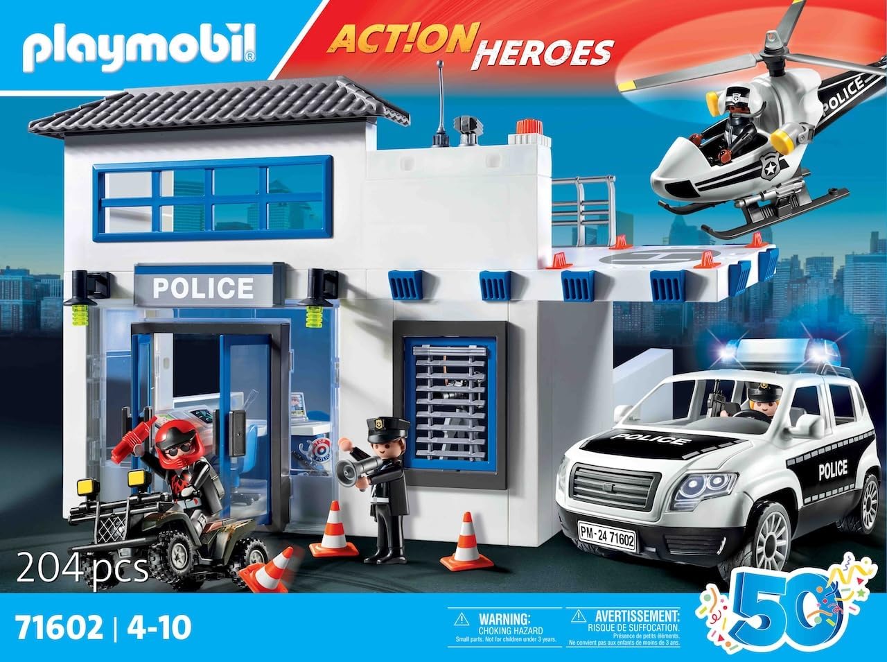 Playmobil Action Heroes Τμήμα Περιπολικό Ελικόπτερο για 4-10 ετών ( 71602 ) - Image 5