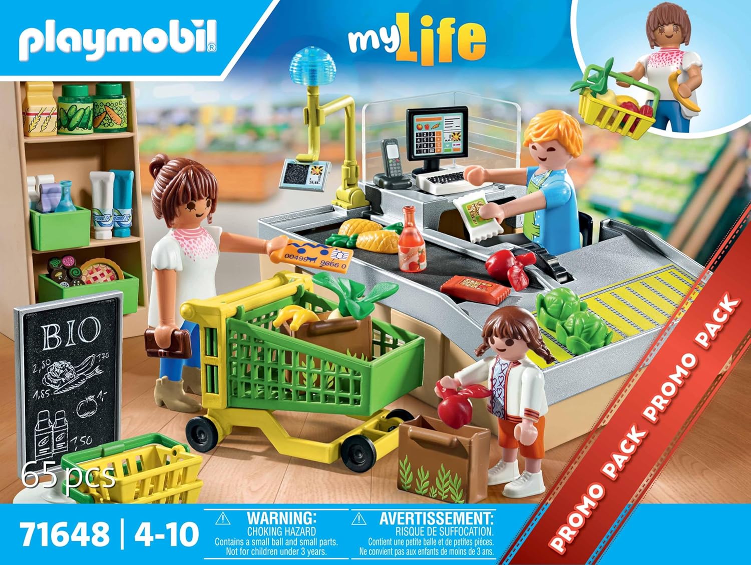 Playmobil MyLife Ταμείο Βιολογικού Καταστήματος για 4-10 ετών (71648) - Image 5
